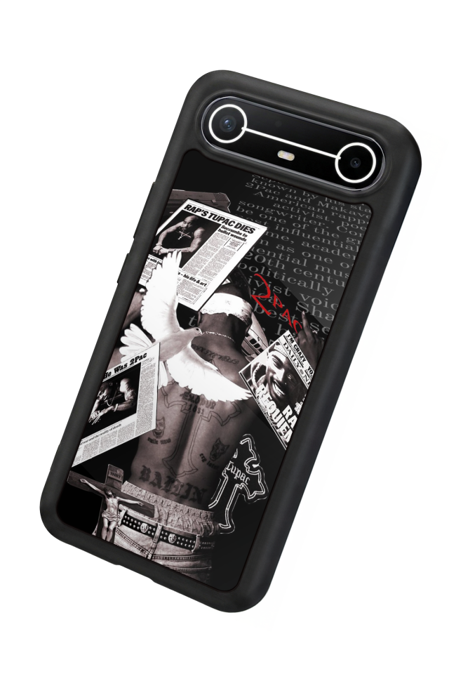 Tecno Spark Slim 5G Uyumlu Tupac Tasarımlı Glossy Premium Kılıf