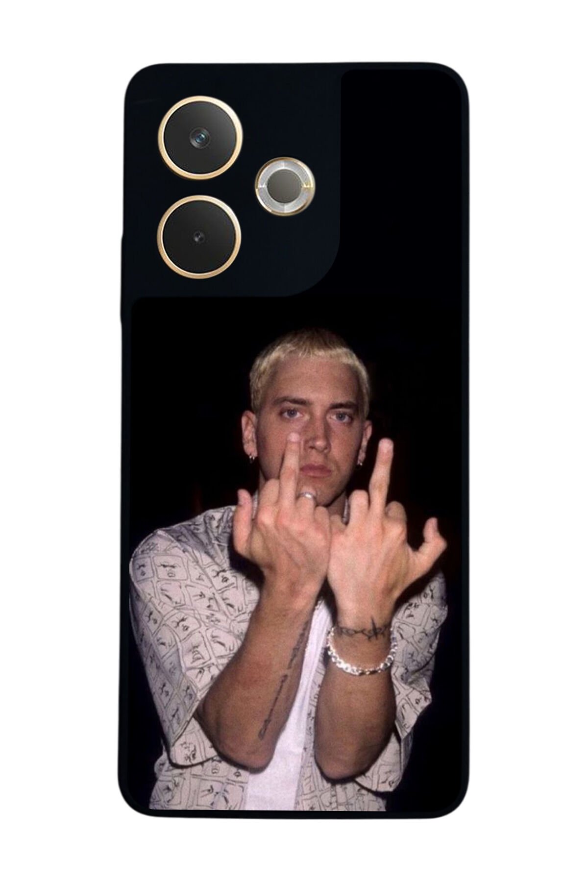 Oppo A5 Pro Uyumlu Eminem Tasarımlı Glossy Premium Kılıf