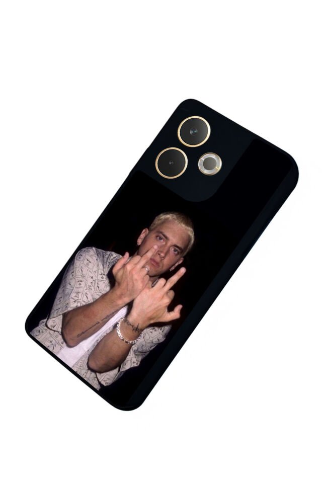 Oppo A5 Pro Uyumlu Eminem Tasarımlı Glossy Premium Kılıf