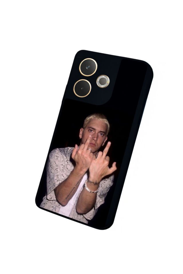 Oppo A5 Pro Uyumlu Eminem Tasarımlı Glossy Premium Kılıf