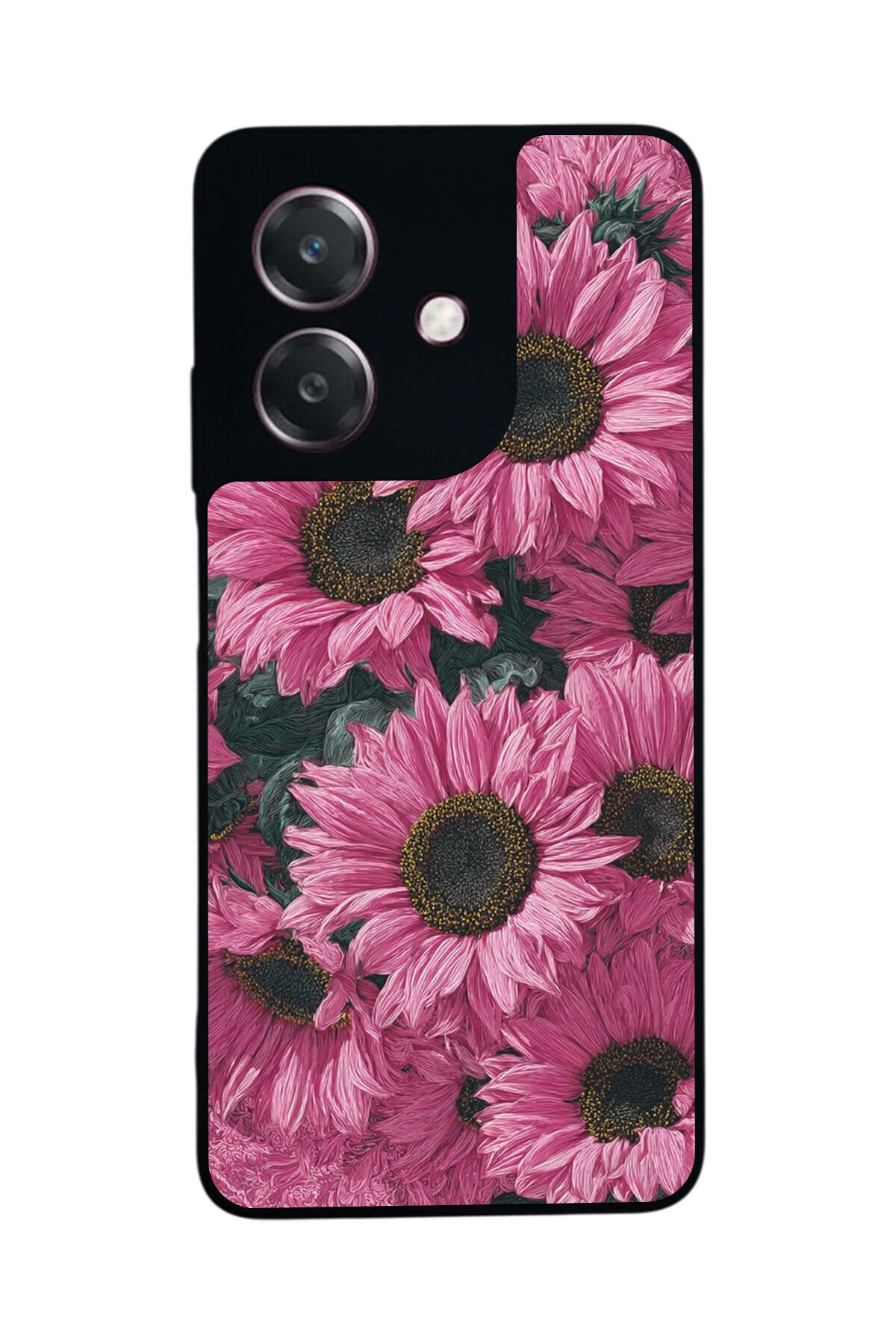 Oppo A3 5G Uyumlu Cicek Tasarımlı Glossy Premium Kılıf