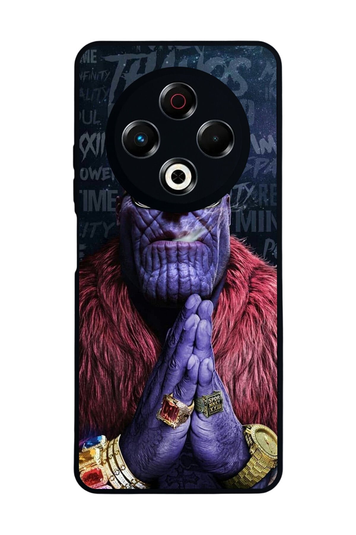 Tecno Spark 30 Uyumlu Thanos Tasarımlı Glossy Premium Kılıf
