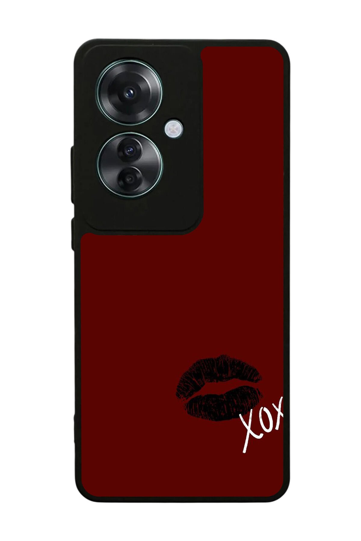 Oppo Reno 11F Uyumlu Kalp Love Tasarımlı Glossy Premium Kılıf