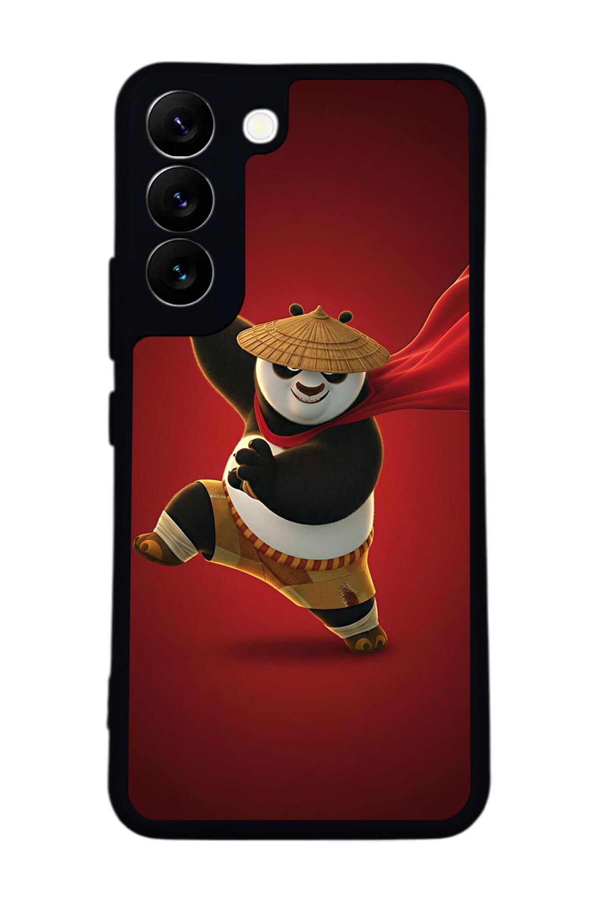 Samsung Galaxy S22 Uyumlu Kung Fu Panda Tasarımlı Glossy Premium Kılıf