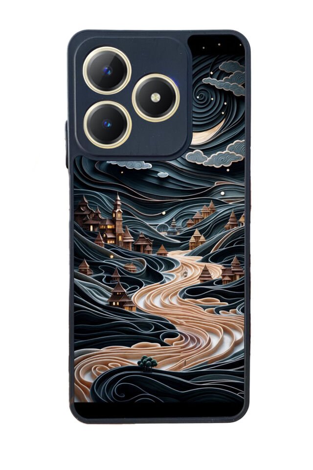 Realme C63 Mat Uyumlu Siyah Kılıf – Yumuşak Silikon, Koruyucu, Şok Emici Kapak