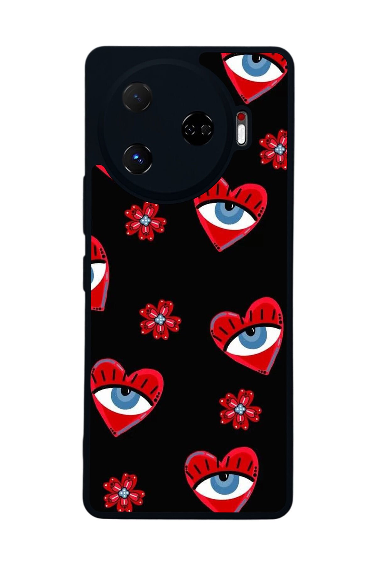 Tecno Camon 30 Pro Uyumlu Göz Tasarımlı Glossy Premium Kılıf