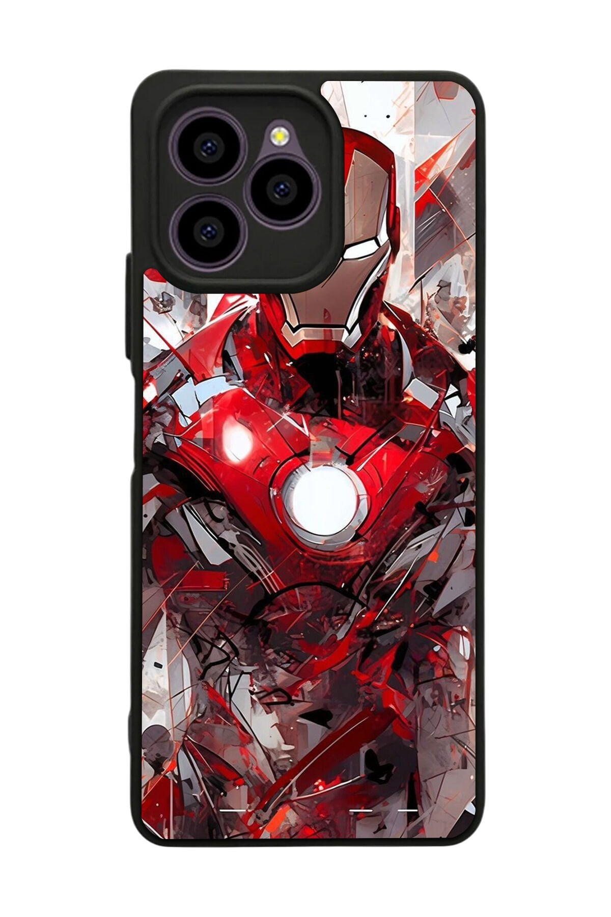Omix X6 Uyumlu Iron Man ( Demir Adam ) Tasarımlı Glossy Premium Kılıf