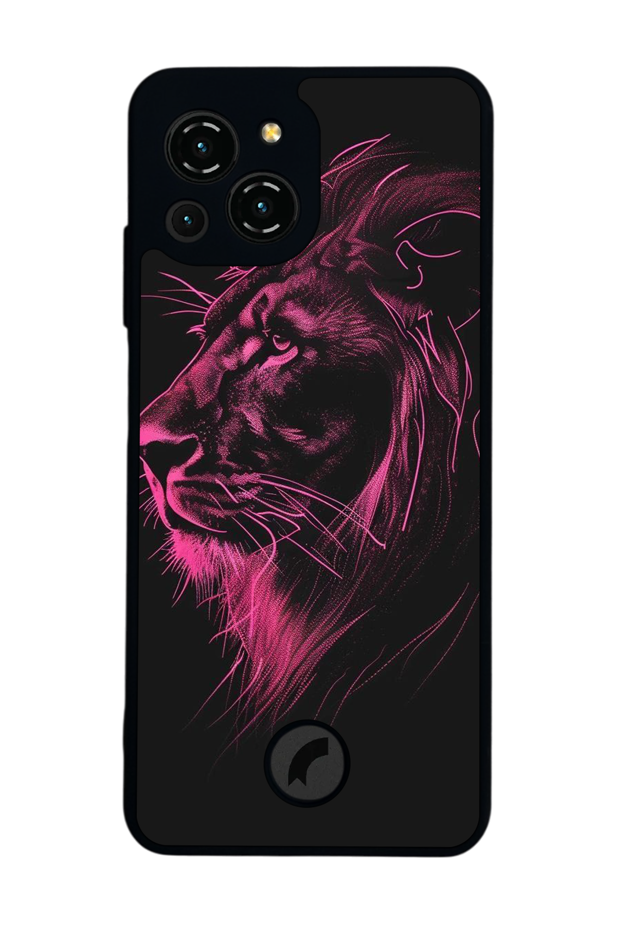 Reeder S23 Pro Max Uyumlu Aslan Tasarımlı Glossy Premium Kılıf