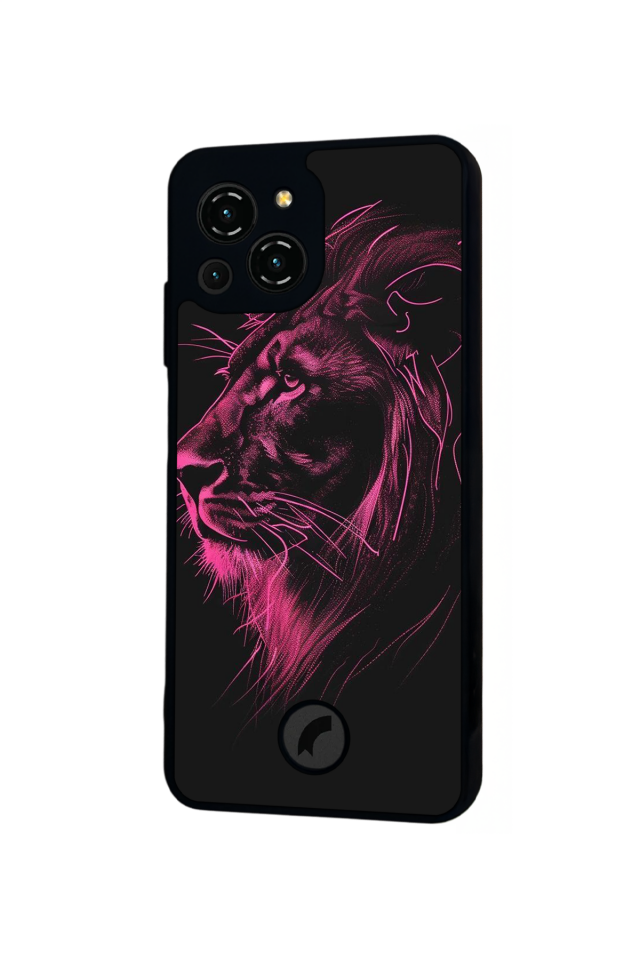 Reeder S23 Pro Max Uyumlu Aslan Tasarımlı Glossy Premium Kılıf