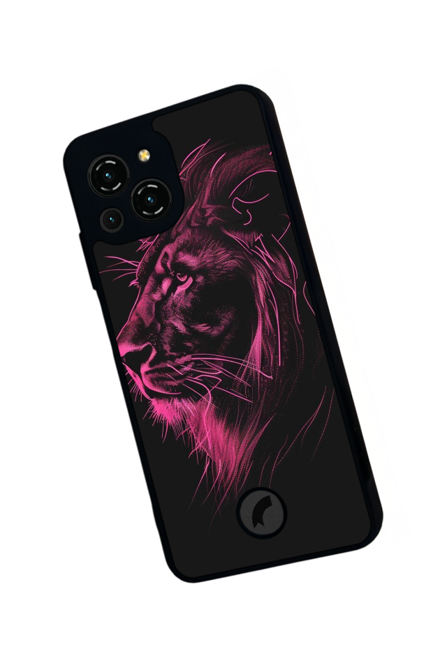 Reeder S23 Pro Max Uyumlu Aslan Tasarımlı Glossy Premium Kılıf