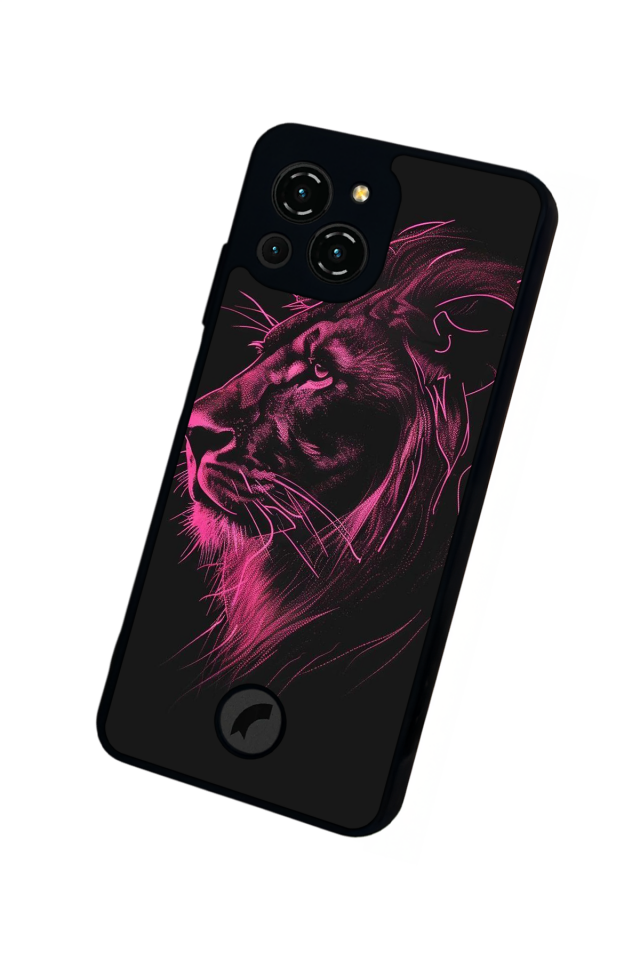 Reeder S23 Pro Max Uyumlu Aslan Tasarımlı Glossy Premium Kılıf