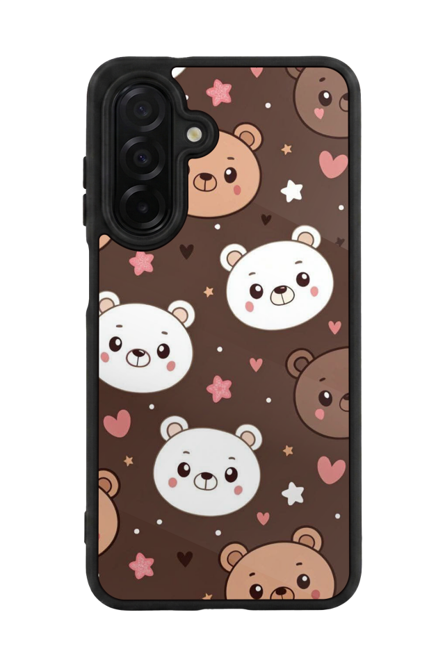 Samsung Galaxy A56 Uyumlu Ayı Tasarımlı Glossy Premium Kılıf