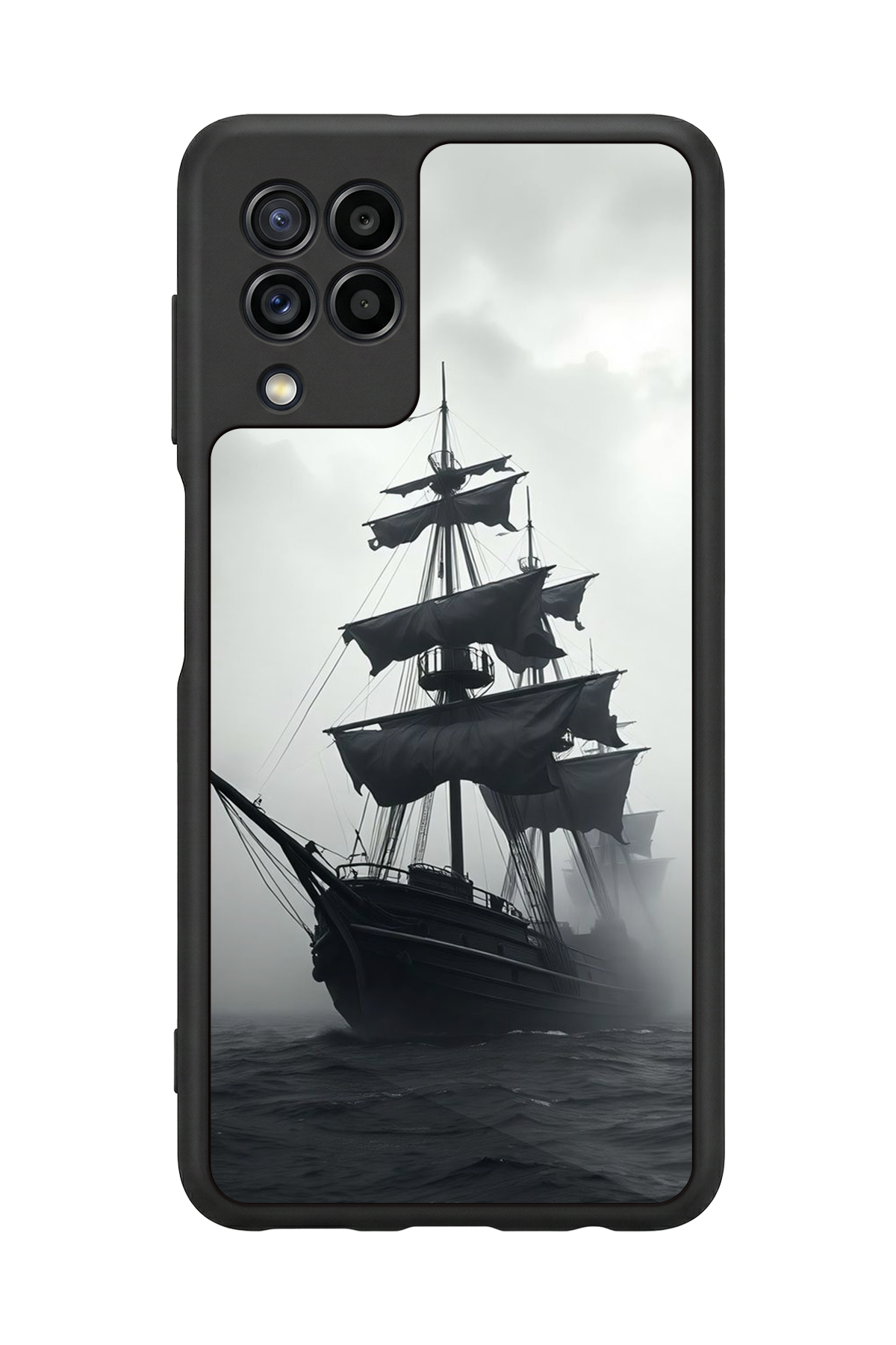Samsung Galaxy M32 Uyumlu Korsan Tasarımlı Glossy Premium Kılıf