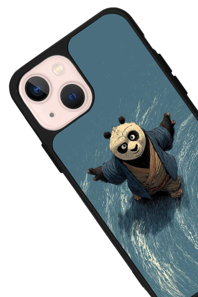 iPhone 15 Uyumlu Kung Fu Panda Tasarımlı Glossy Premium Kılıf