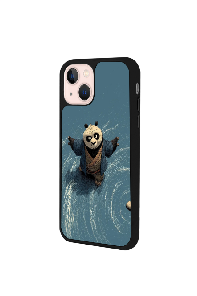 iPhone 15 Uyumlu Kung Fu Panda Tasarımlı Glossy Premium Kılıf
