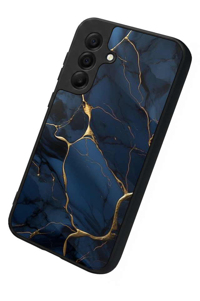 Samsung Galaxy A17 Uyumlu Mermer Marble Tasarımlı Glossy Premium Kılıf