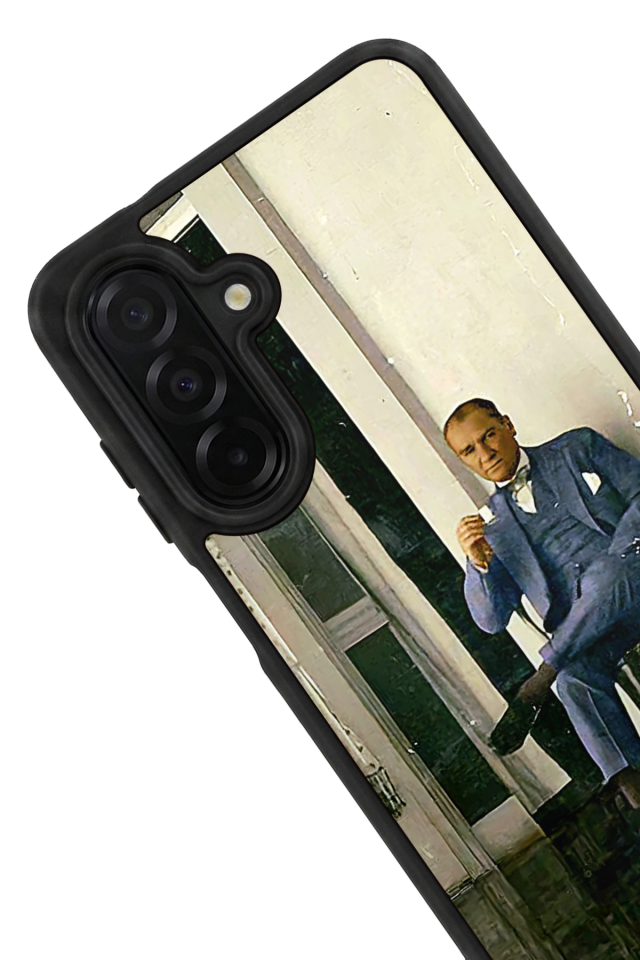 Samsung Galaxy A36 Uyumlu Mustafa Kemal Ataturk Tasarımlı Glossy Premium Kılıf