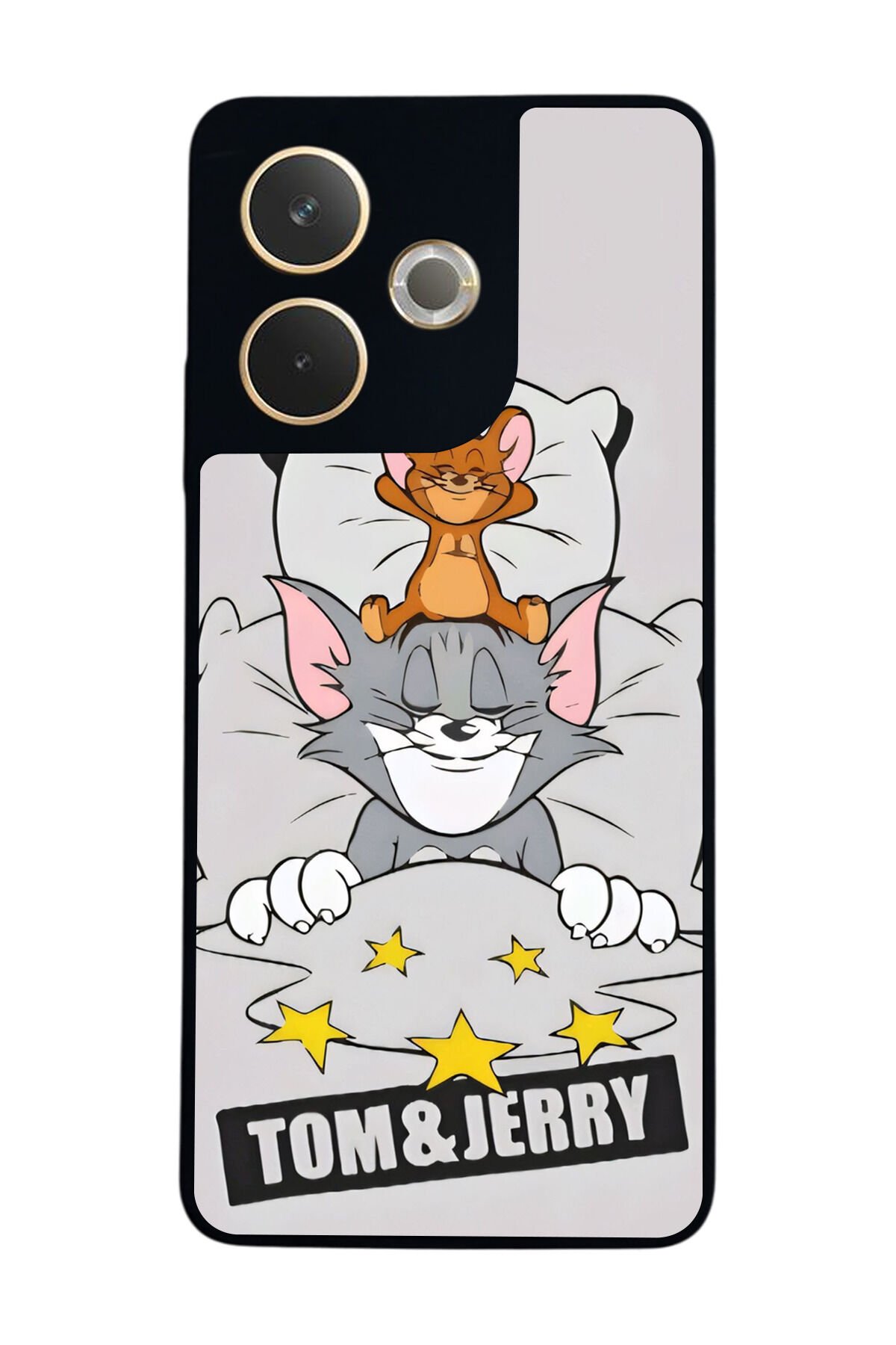 Oppo A5 Pro Uyumlu Tom And Jerry Tasarımlı Glossy Premium Kılıf