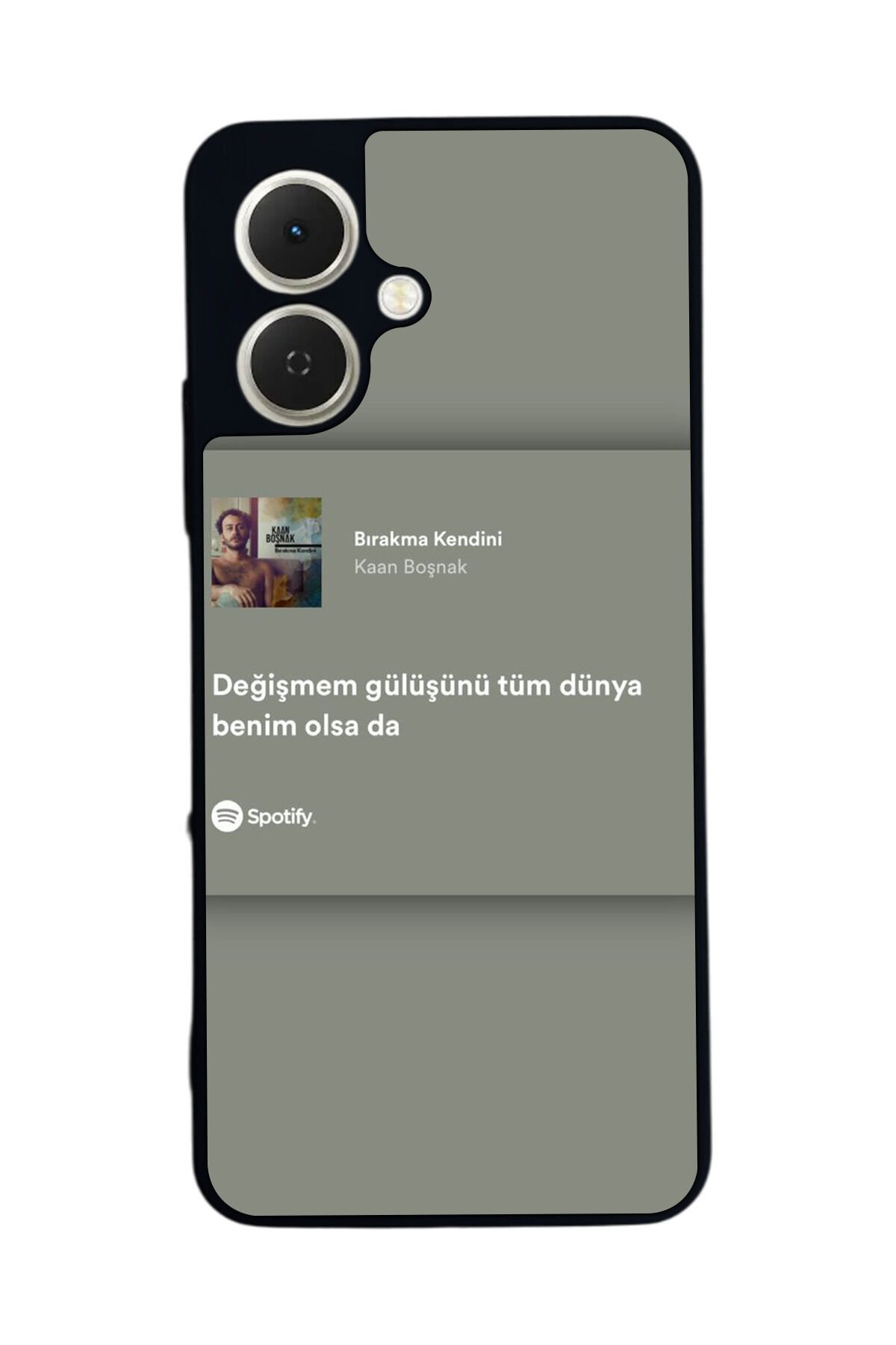 Tecno Spark GO 2 Uyumlu Sarki Sozleri Tasarımlı Glossy Premium Kılıf