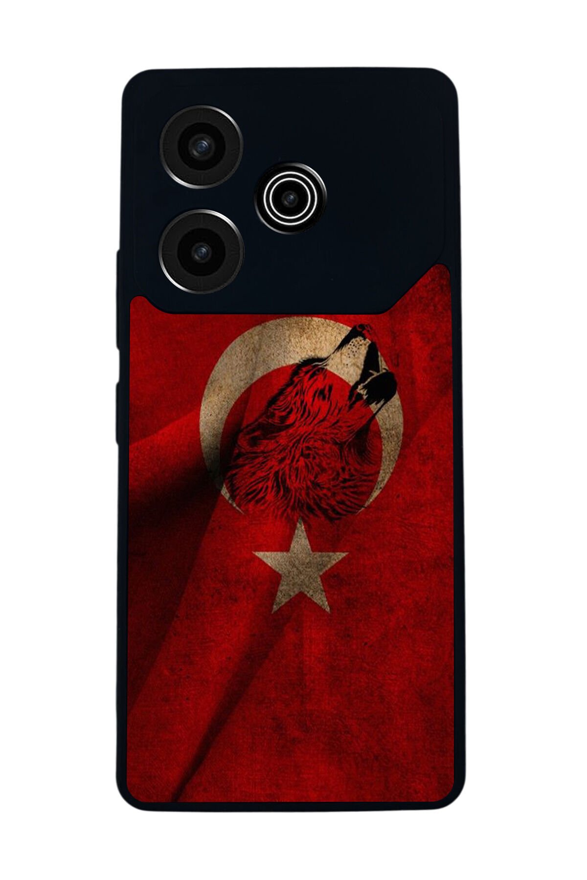 Tecno Pova 6 Uyumlu Türk Bayragi Tasarımlı Glossy Premium Kılıf