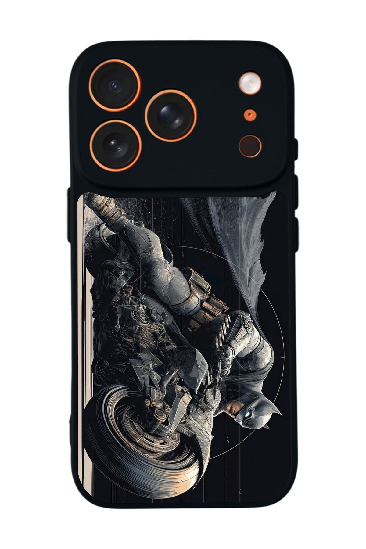 iPhone 17 Pro Uyumlu Batman Tasarımlı Glossy Premium Kılıf