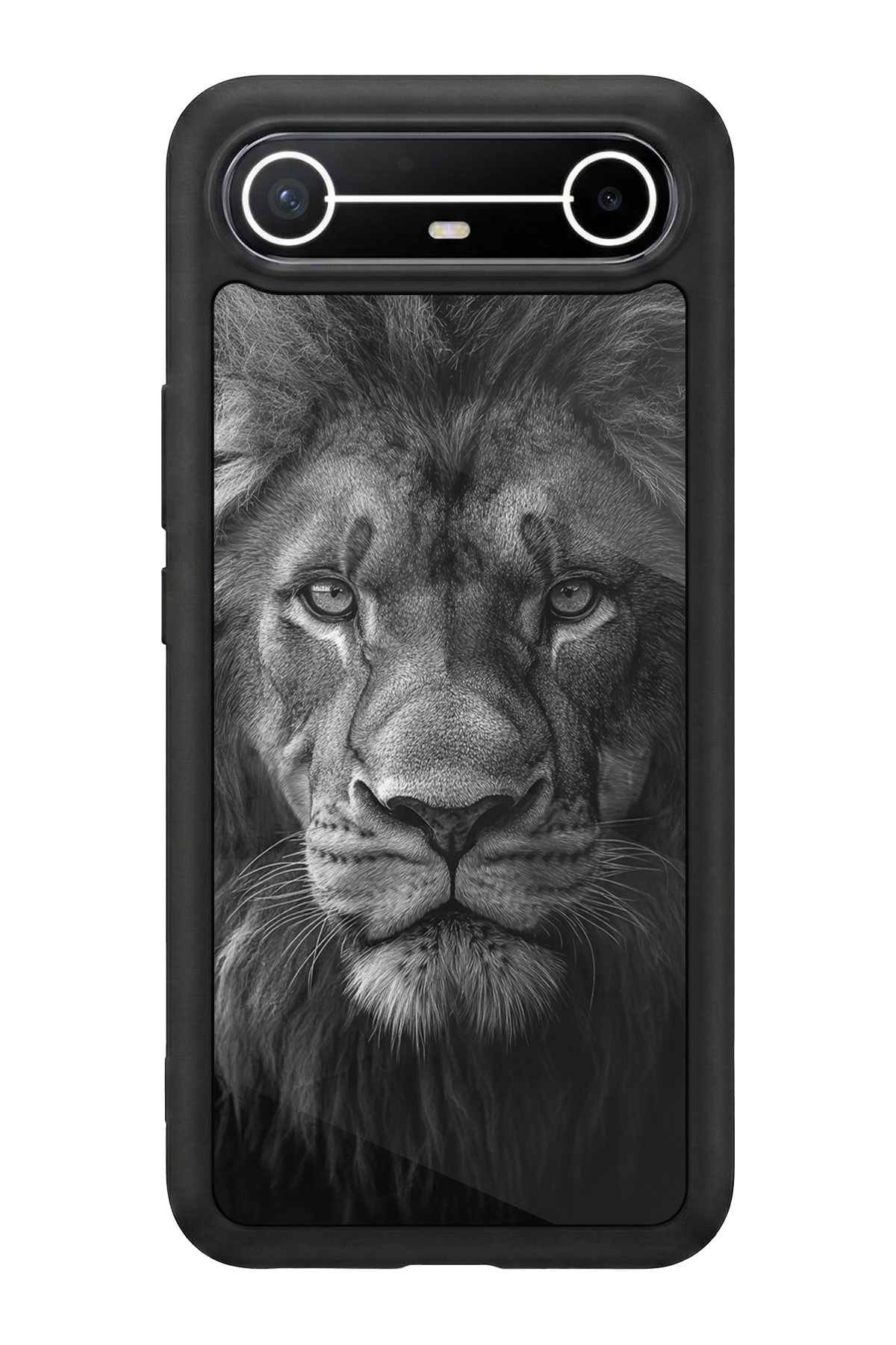 Tecno Spark Slim 5G Uyumlu Aslan Tasarımlı Glossy Premium Kılıf