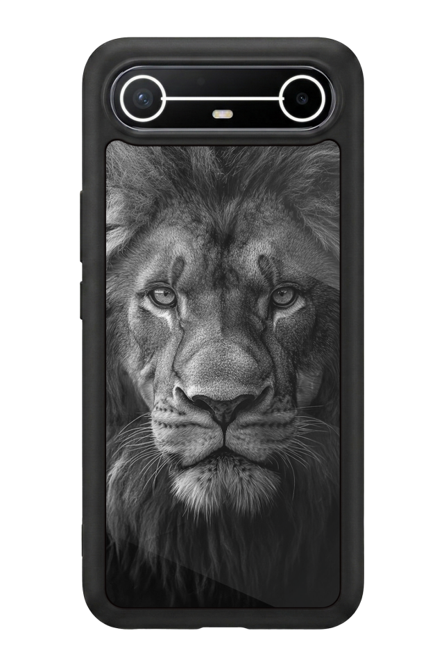 Tecno Spark Slim 5G Uyumlu Aslan Tasarımlı Glossy Premium Kılıf