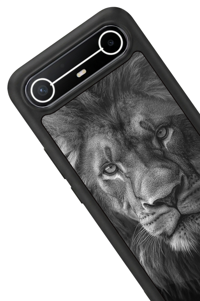 Tecno Spark Slim 5G Uyumlu Aslan Tasarımlı Glossy Premium Kılıf