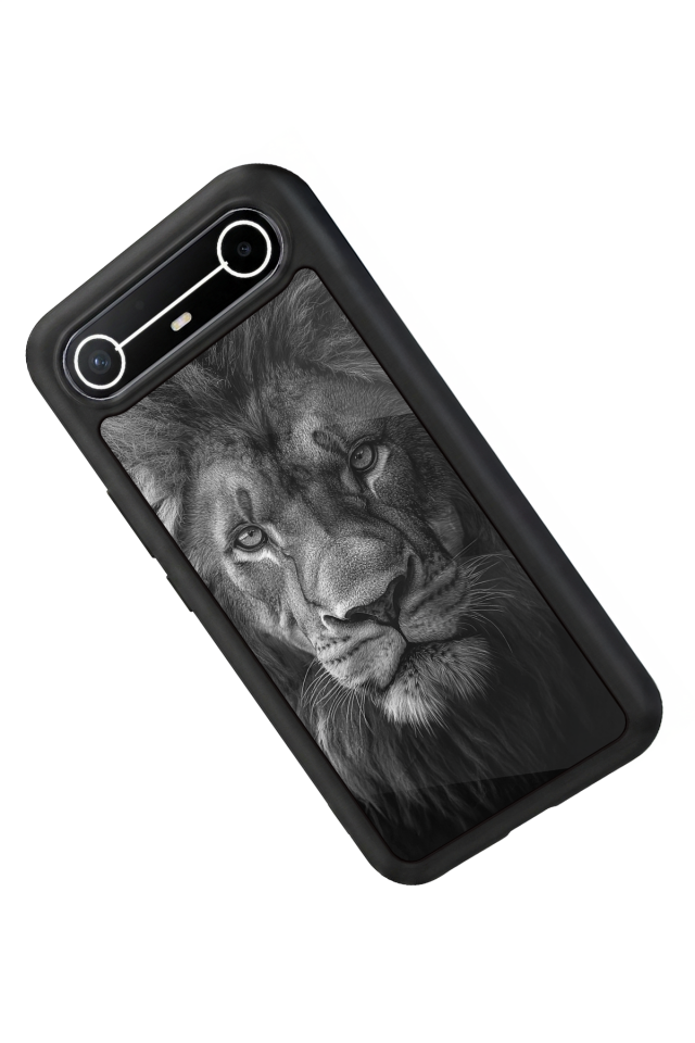 Tecno Spark Slim 5G Uyumlu Aslan Tasarımlı Glossy Premium Kılıf