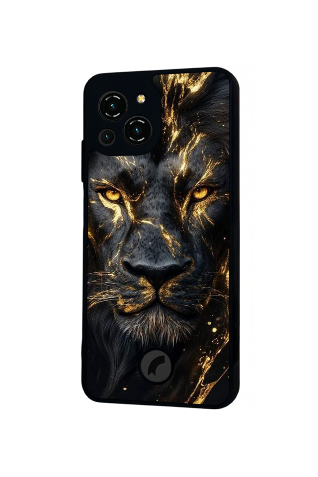 Reeder S23 Pro Max Uyumlu Aslan Tasarımlı Glossy Premium Kılıf