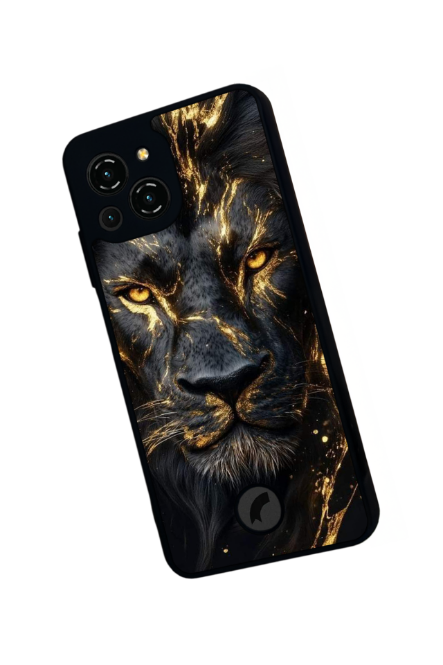Reeder S23 Pro Max Uyumlu Aslan Tasarımlı Glossy Premium Kılıf