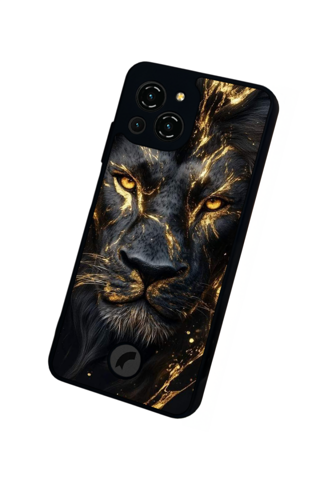 Reeder S23 Pro Max Uyumlu Aslan Tasarımlı Glossy Premium Kılıf