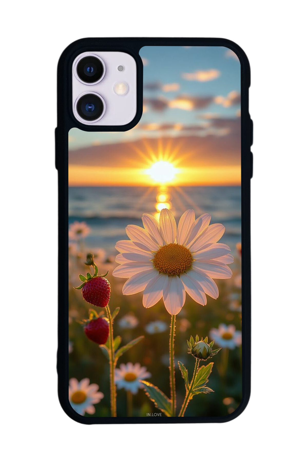 iPhone 11 Uyumlu Cicek Tasarımlı Glossy Premium Kılıf