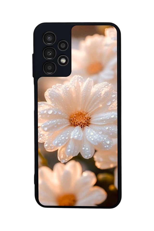 Samsung Galaxy A13 Uyumlu Cicek Tasarımlı Glossy Premium Kılıf