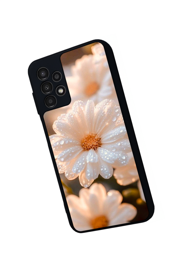 Samsung Galaxy A13 Uyumlu Cicek Tasarımlı Glossy Premium Kılıf