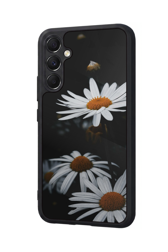 Samsung Galaxy M34 Uyumlu Cicek Tasarımlı Glossy Premium Kılıf