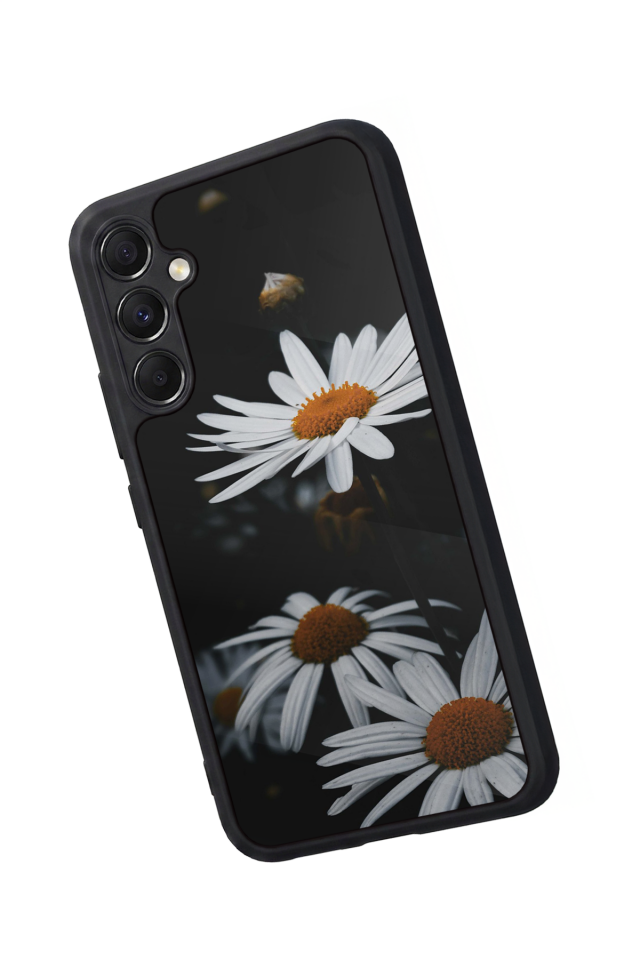 Samsung Galaxy M34 Uyumlu Cicek Tasarımlı Glossy Premium Kılıf