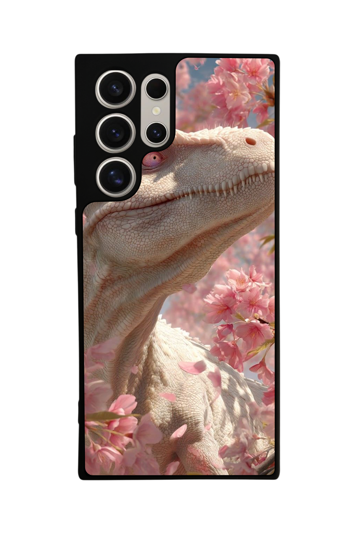 Samsung Galaxy S22 Ultra Uyumlu Dinazor Tasarımlı Glossy Premium Kılıf