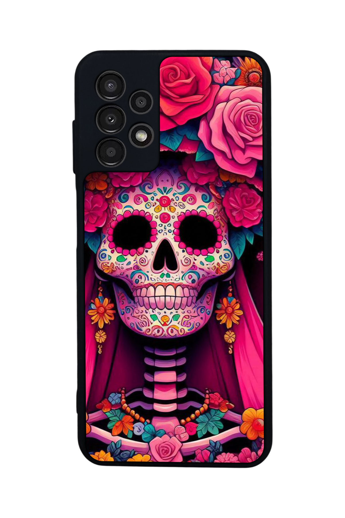 Samsung Galaxy A23 Uyumlu KuruKafa Tasarımlı Glossy Premium Kılıf