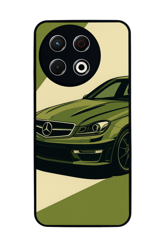 Tecno Spark 30 Pro Uyumlu Mercedes Tasarımlı Glossy Premium Kılıf