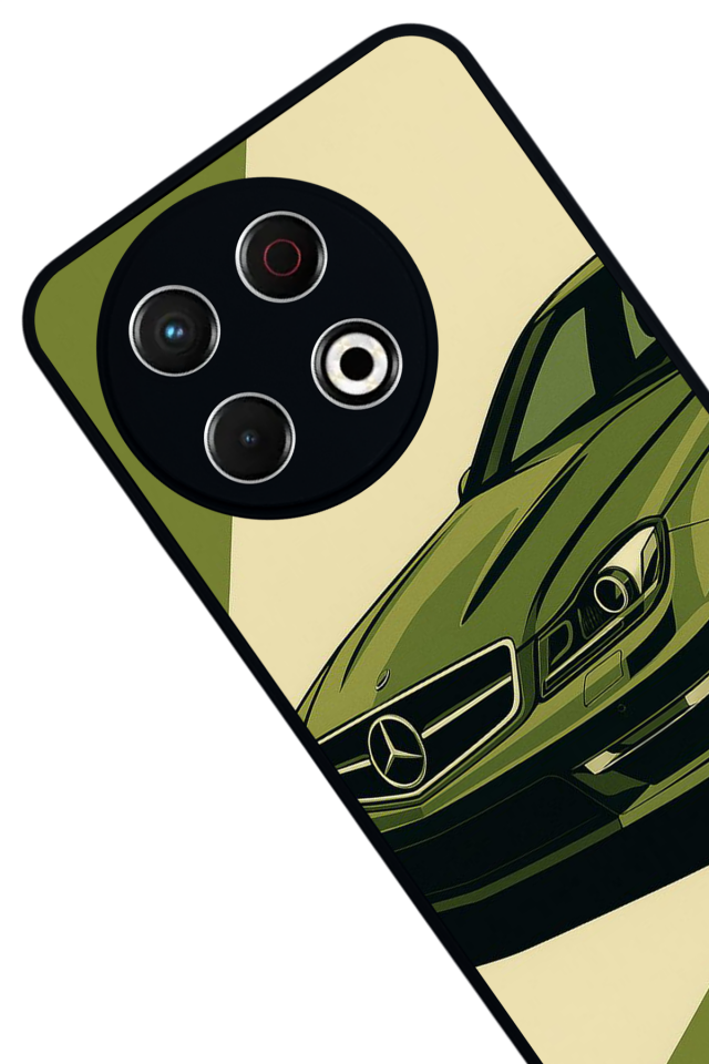 Tecno Spark 30 Pro Uyumlu Mercedes Tasarımlı Glossy Premium Kılıf