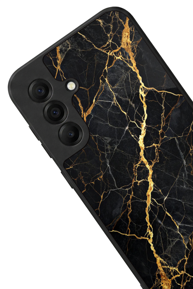 Samsung Galaxy A17 Uyumlu Mermer Marble Tasarımlı Glossy Premium Kılıf