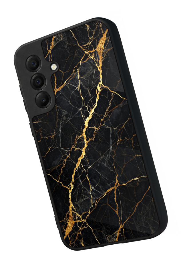 Samsung Galaxy A17 Uyumlu Mermer Marble Tasarımlı Glossy Premium Kılıf