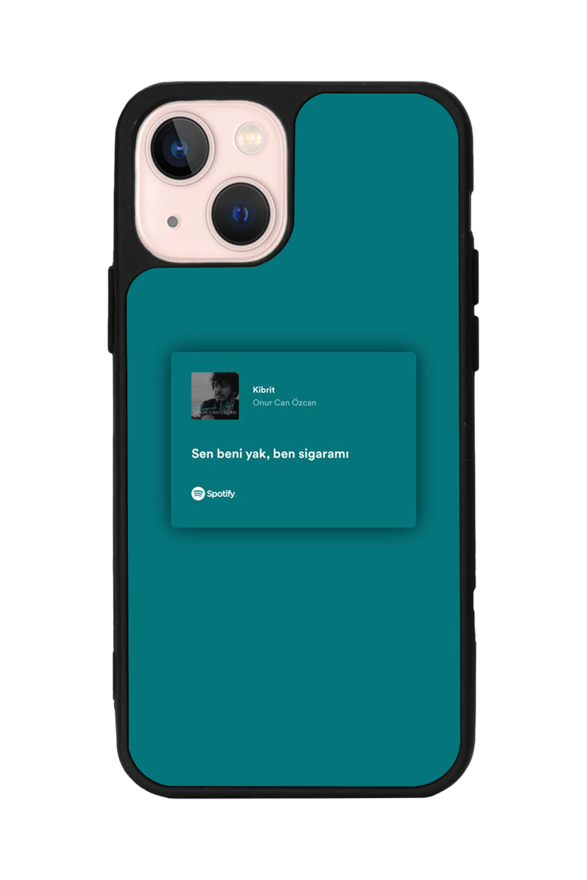 iPhone 13/14 Uyumlu Sarki Sozleri Tasarımlı Glossy Premium Kılıf