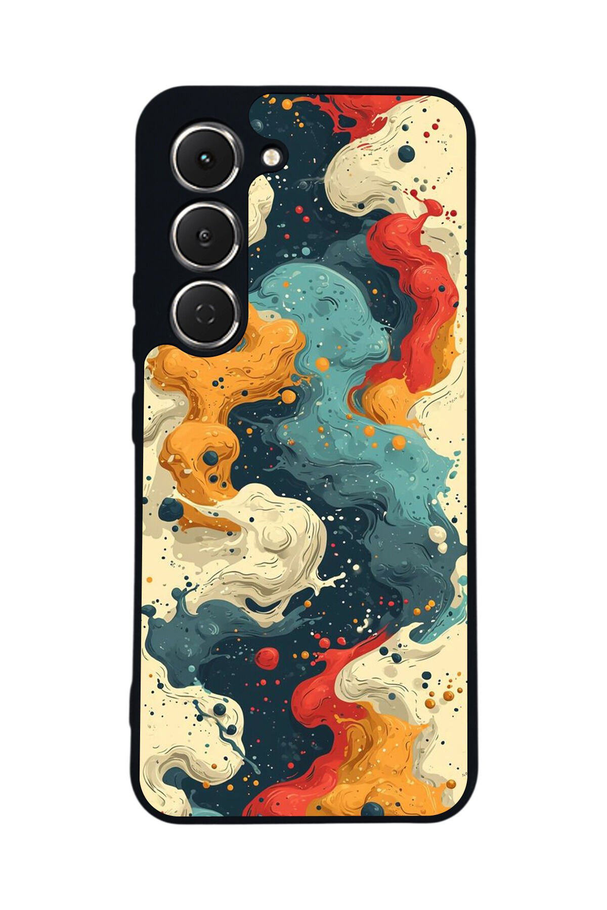 Tecno Spark 40 Pro Uyumlu Abstract Tasarımlı Glossy Premium Kılıf