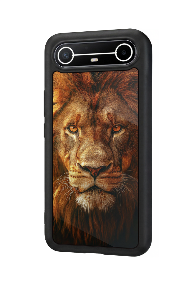Tecno Spark Slim 5G Uyumlu Aslan Tasarımlı Glossy Premium Kılıf