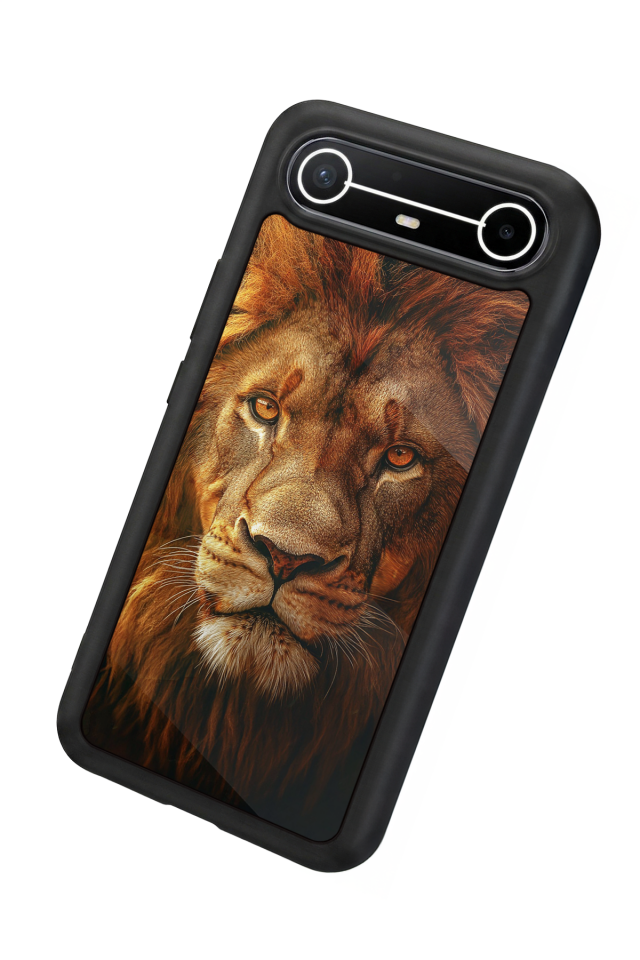 Tecno Spark Slim 5G Uyumlu Aslan Tasarımlı Glossy Premium Kılıf