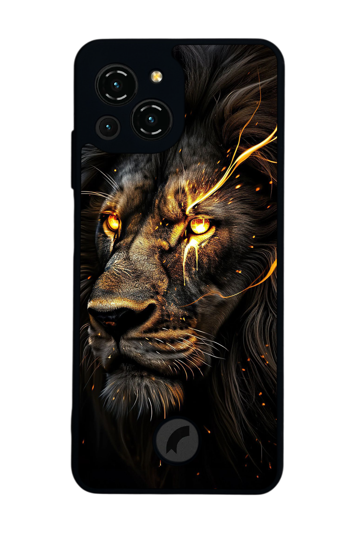 Reeder S23 Pro Max Uyumlu Aslan Tasarımlı Glossy Premium Kılıf