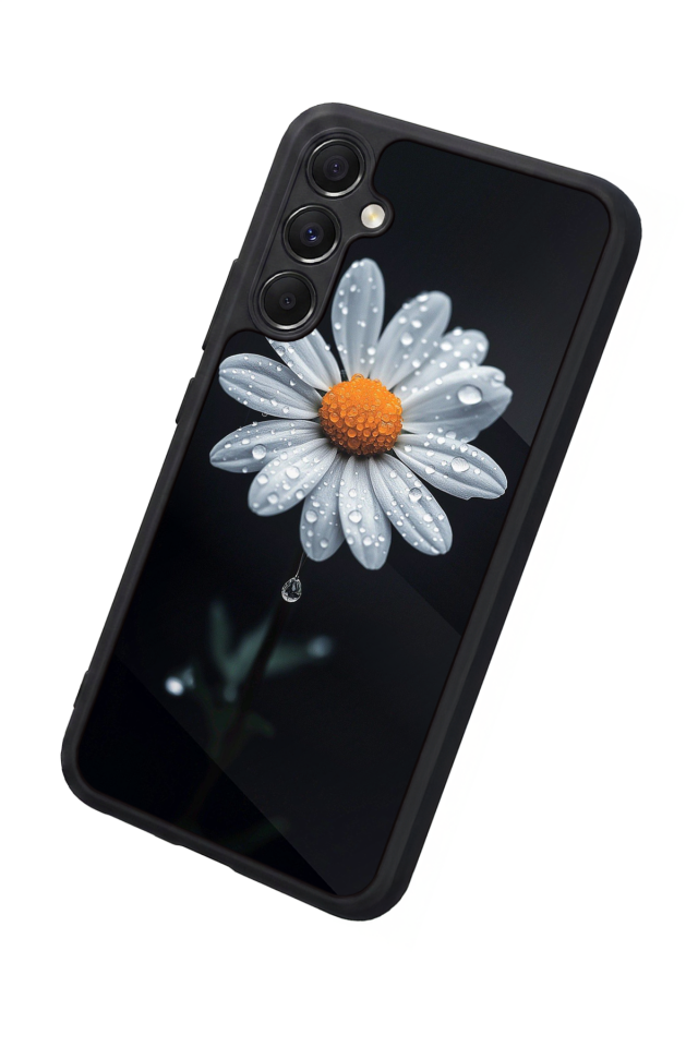 Samsung Galaxy M34 Uyumlu Cicek Tasarımlı Glossy Premium Kılıf