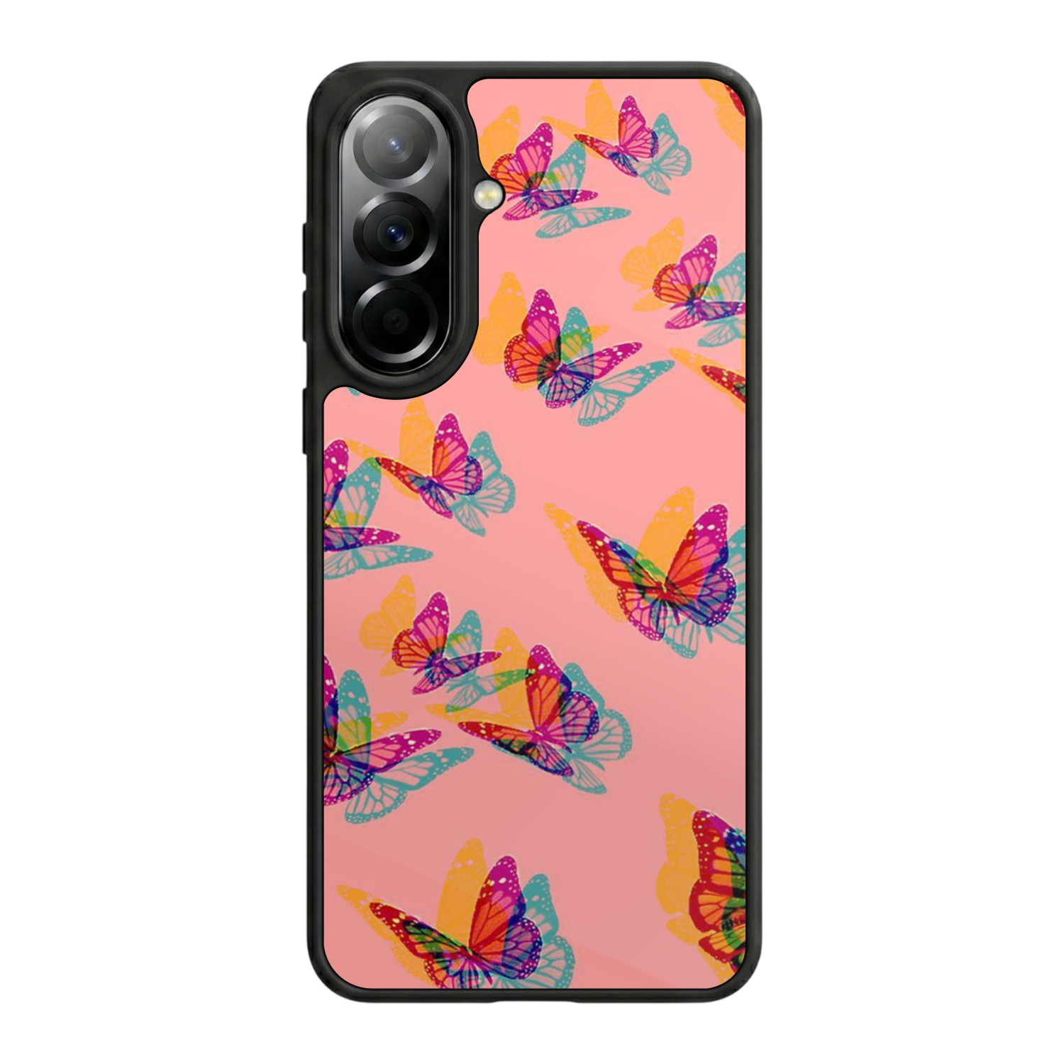 Samsung Galaxy A57 Uyumlu Kelebek Tasarımlı Glossy Premium Kılıf